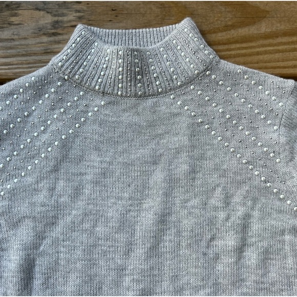 Juicy Couture grey small studded long sleeve sweater - Picture 7 of 10